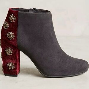 Farylrobin For Anthropologie Jewel Embellished Teigan Booties